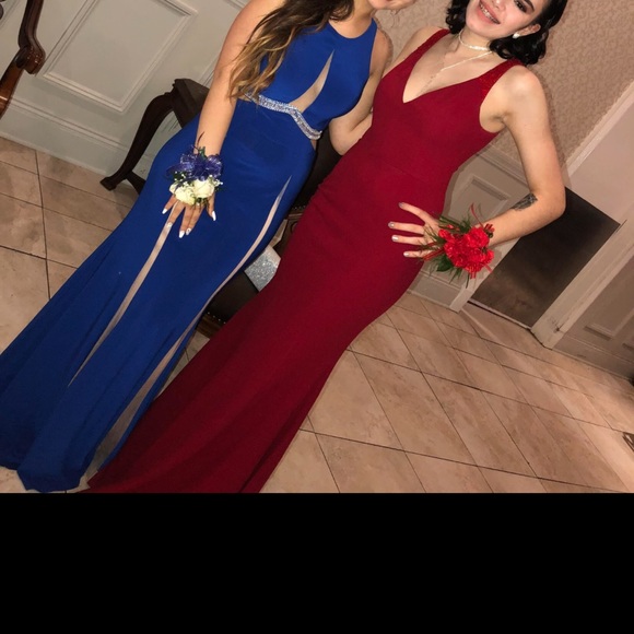 Royal Blue Prom dress - Picture 2 of 3